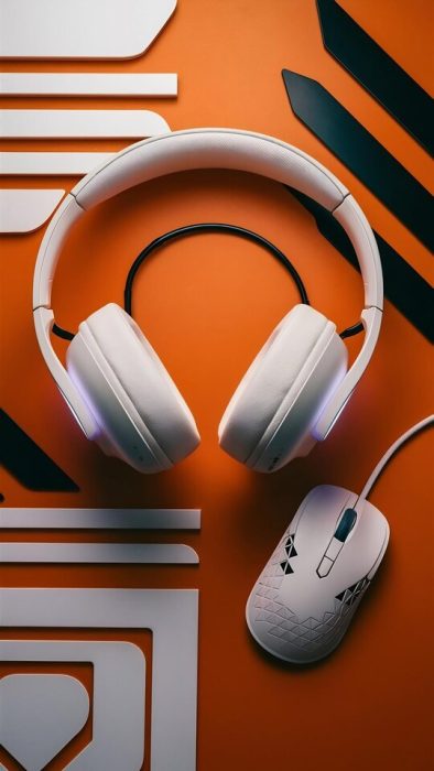 [freepicdownloader.com]-headphones-mouse-orange-background-large